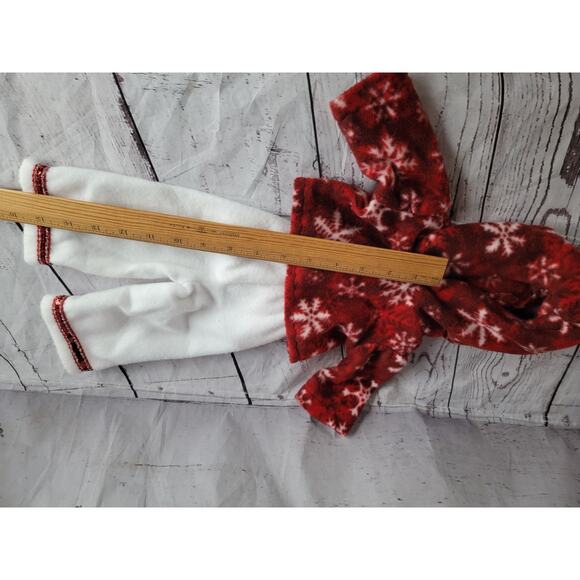 Handmade Fleece Doll Clothes Christmas Winter For 18in Doll - Picture 6 of 6